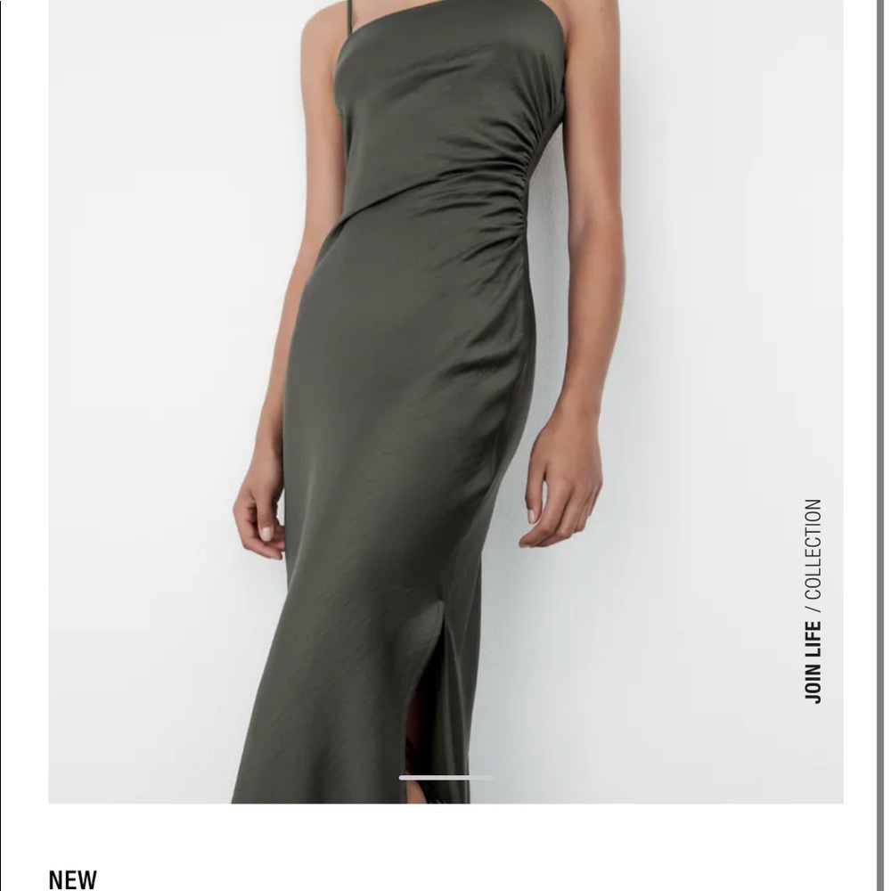 Zara silk long dress